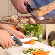 2 en 1 ciseaux alimentaire de cuisine inoxydable "super cutter"