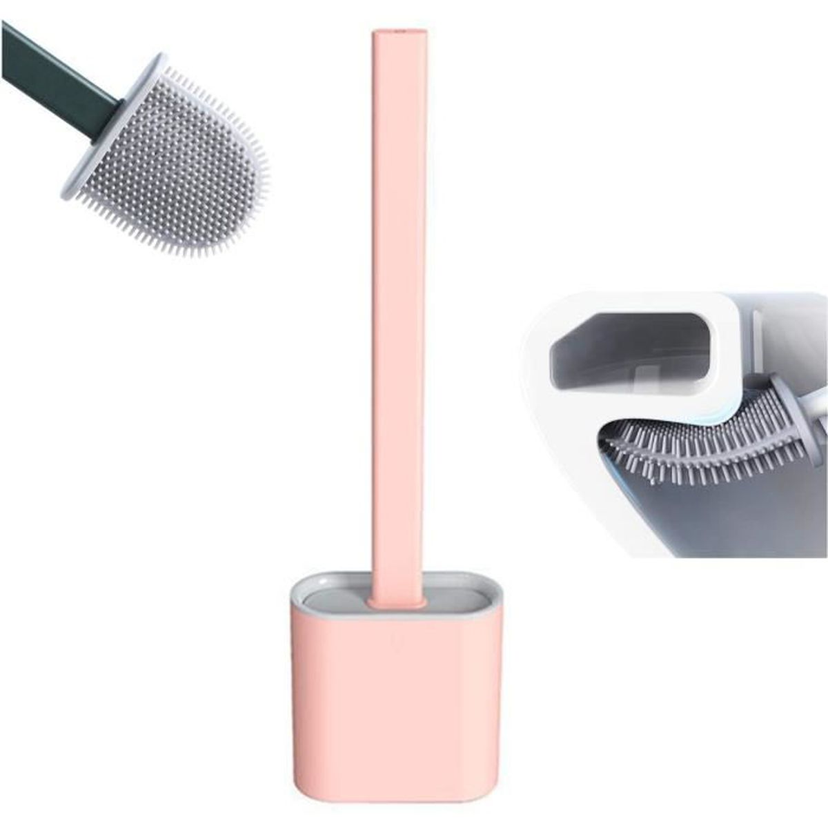 Brosse de toilette en silicone