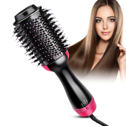 Brosse sèche cheveux multifonction 2 en 1